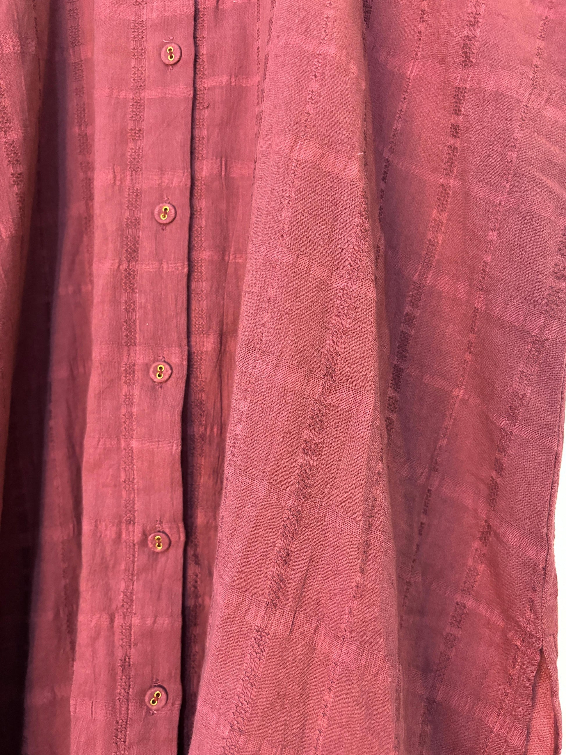 trueBrowns Purple Dobby Co-ord Set - Swadesiicart