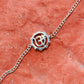 trueBrowns 925 Sterling Silver Embossed Om Silver Chain Rakhi | Swadesiicart