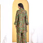 BulBul Pratiksha Olive Co-Ord Set - Swadesiicart