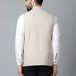 Even Apparels Men's Cream Nehru Jacket With Welt Pockets | Swadesiicart
