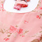 Varanga Pink Anarkali Kurta Paired With Chiffon Dupatta - Swadesiicart
