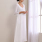 trueBrowns White Dobby Front Pleated Long Kurta Pant Set | Swadesiicart