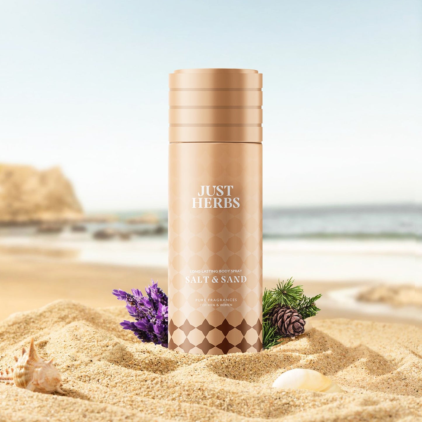 Long Lasting Salt and Sand Deodorant Body Spray For Men & Women