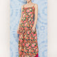InWeave Women's Mutli Peacock Japanese Art Strappy Set - Swadesiicart