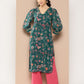 Ahalyaa Women Floral Printed Gotta Patti Floral Georgette Kurta | Swadesiicart