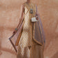 InWeave Women's Light Grey Jacquard Halter Kurta Set W Grey Or Dupatta - Swadesiicart