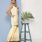 Ahalyaa Women Yellow Kurta with Sharara & With Dupatta | Swadesiicart