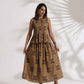 trueBrowns Beige Cotton Skirt Co-ord Set - Swadesiicart