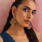 trueBrowns Brass Contemporary Tassel Earrings | Swadesiicart
