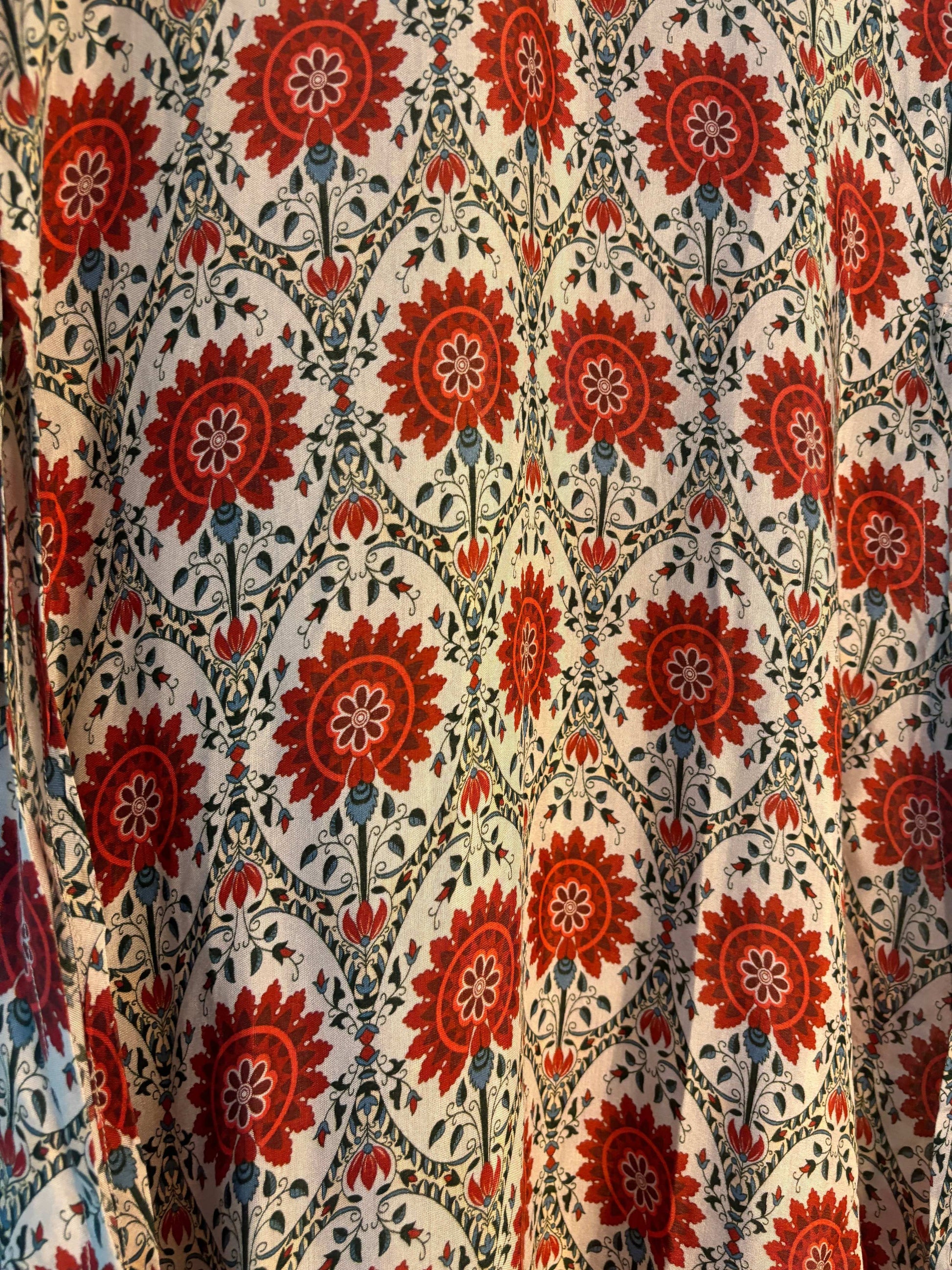 trueBrowns Print Muslin Kurta | Swadesiicart
