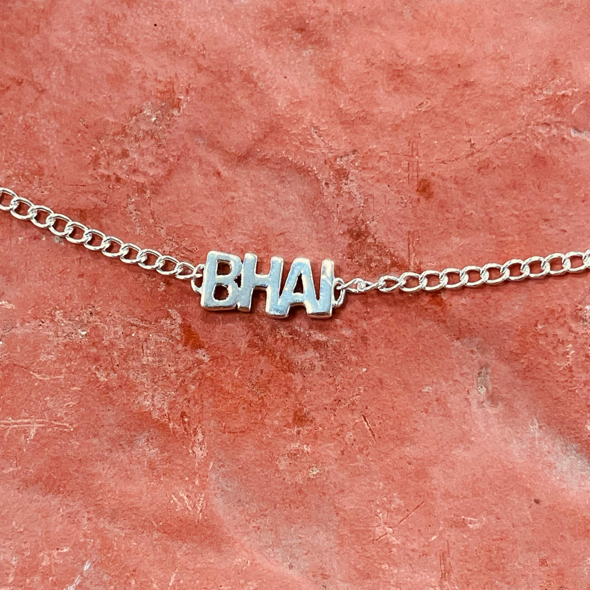 trueBrowns 925 Sterling Silver Bhai Silver Chain Rakhi | Swadesiicart