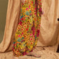 InWeave Mustard Multi Flower Harem Pant - Swadesiicart
