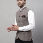 Even Apparels Men's Beige Pure Wool Nehru Jacket | Swadesiicart