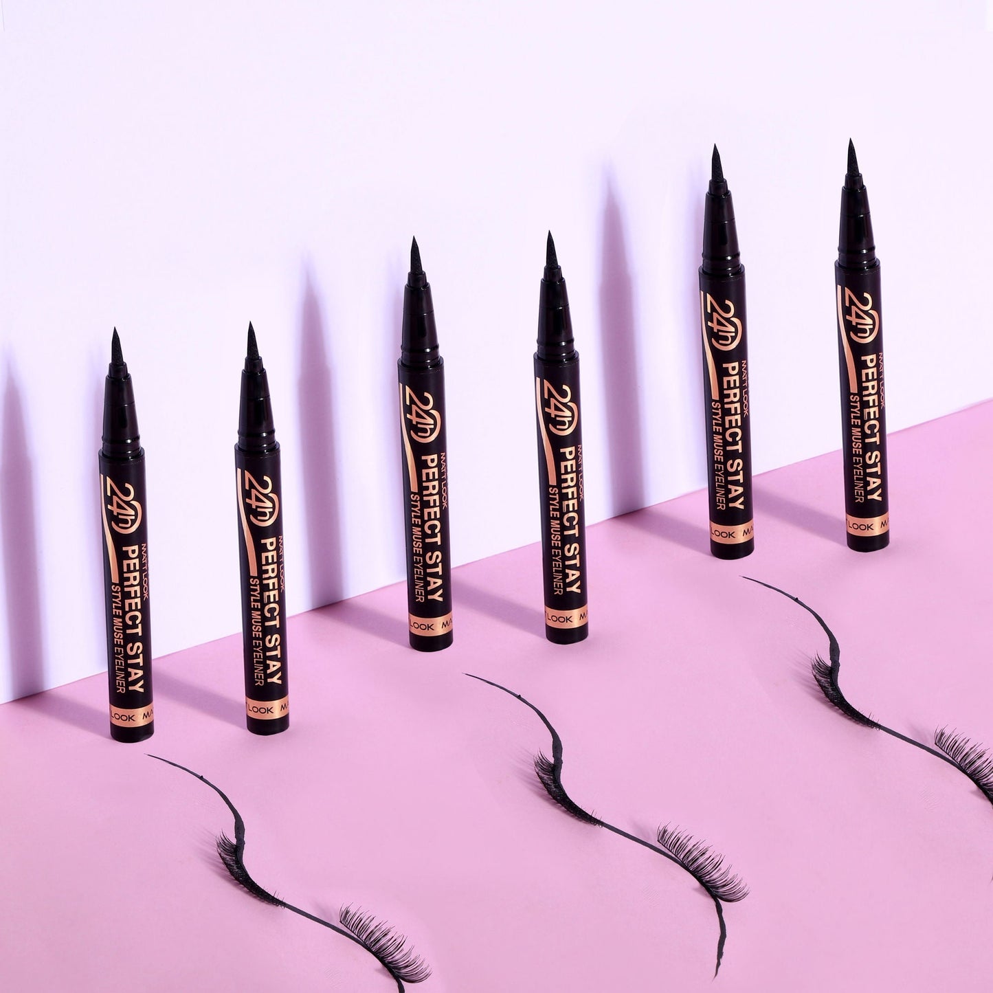 Matt Look Perfect Stay Style Muse Eyeliner 24 Hours - Jet Black - Swadesiicart