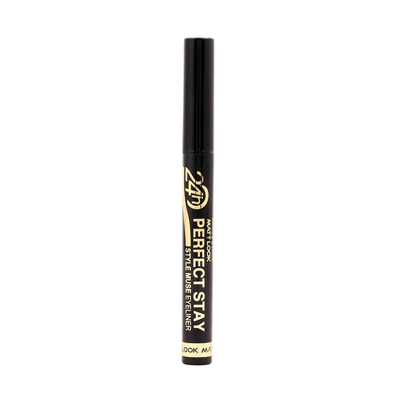 Matt Look Perfect Stay Style Muse Eyeliner 24 Hours - Jet Black - Swadesiicart