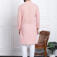 Sojanya Floral Embroidered Regular Thread Work Pure Cotton Kurta with Churidar | Swadesiicart