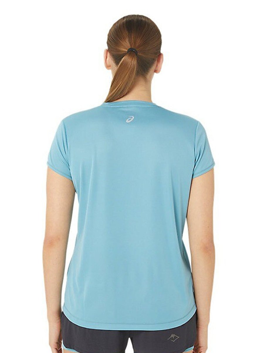 ASICS Fujitrail Logo SS Round Neck T-Shirt | Swadesiicart