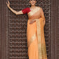 Shree Shyam Fashion Orange Cotton Saree