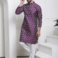 Sojanya Ethnic Motifs Woven Design Jacquard Regular Kurta | Swadesiicart