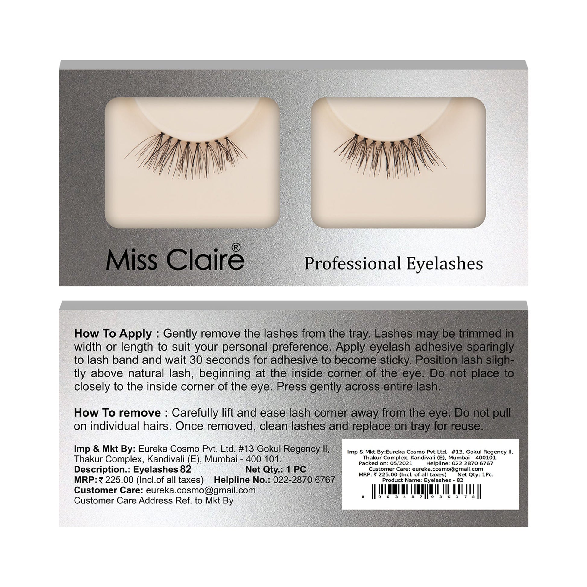Miss Claire Eyelashes - 82 | Swadesiicart