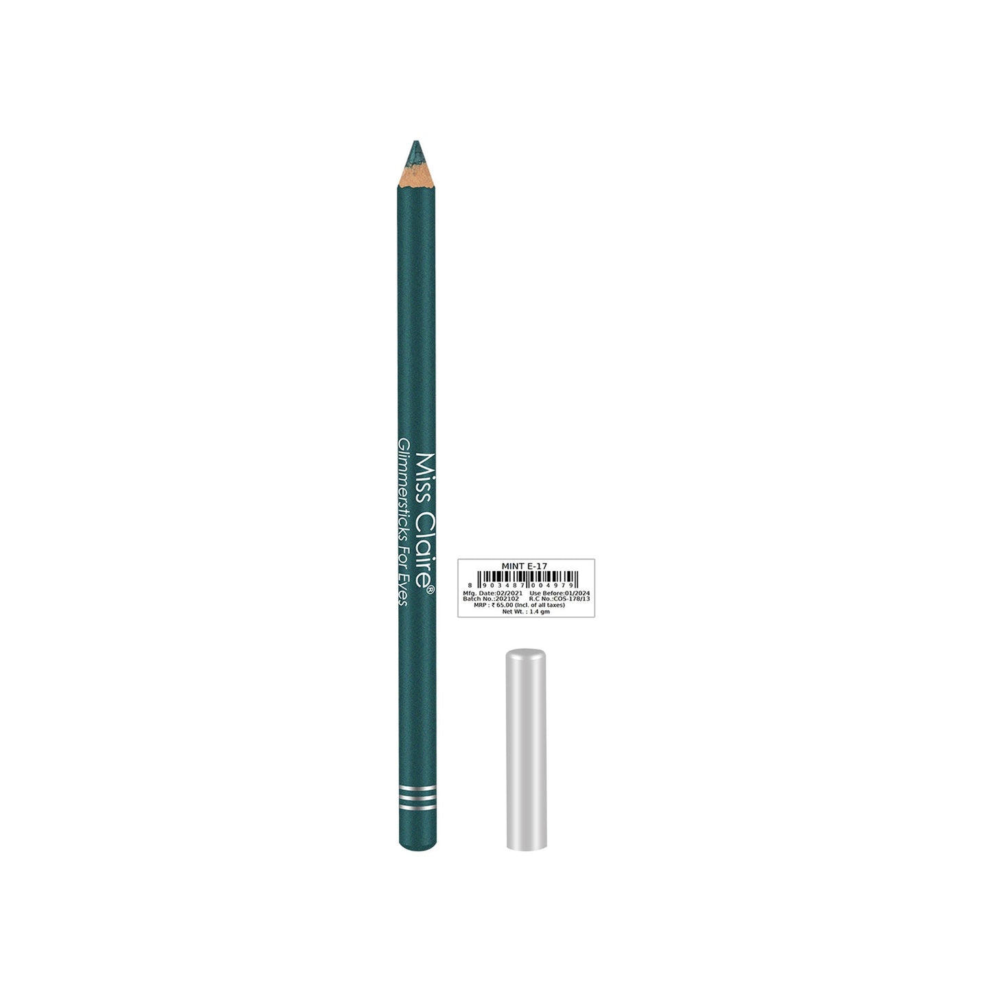 Miss Claire Glimmersticks For Eyes - Mint E-17 | Swadesiicart