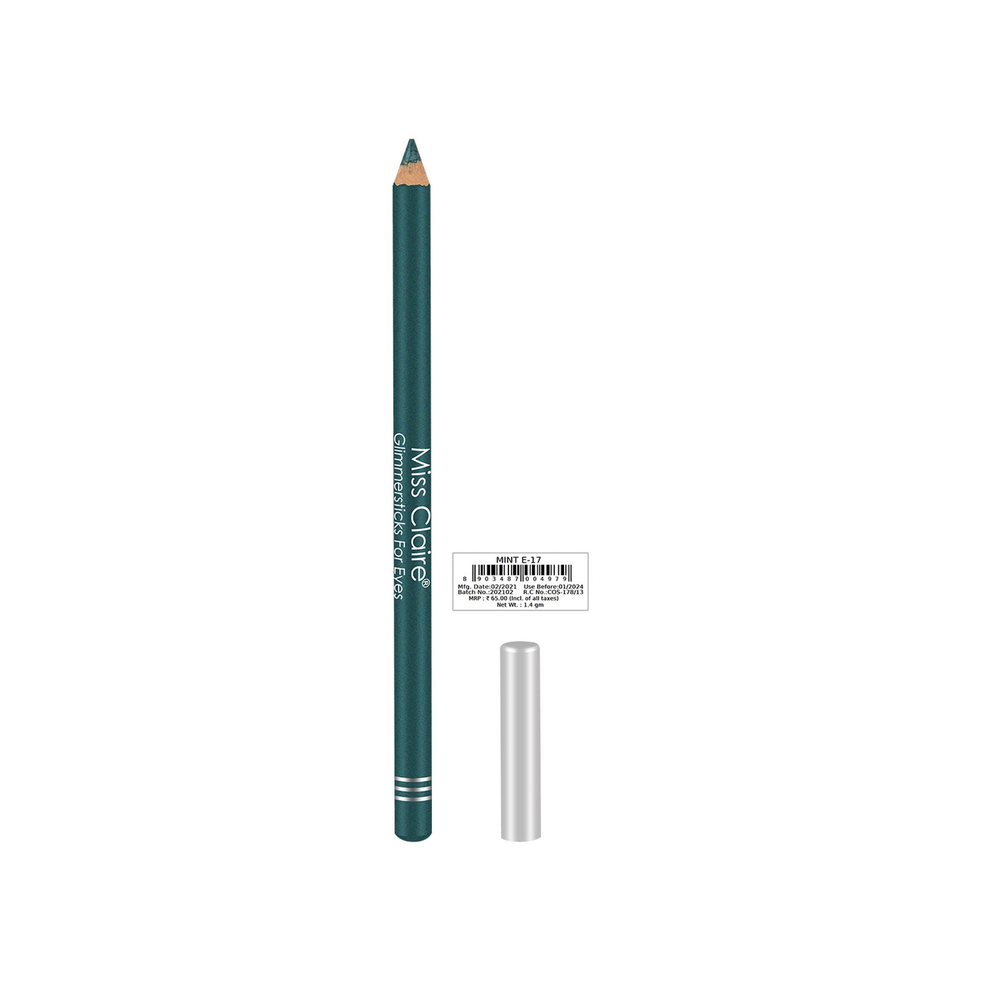 Miss Claire Glimmersticks For Eyes - Mint E-17 | Swadesiicart