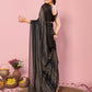 Attractive These Party Wear Ready To Wear Saree - Grey | Swadesiicart