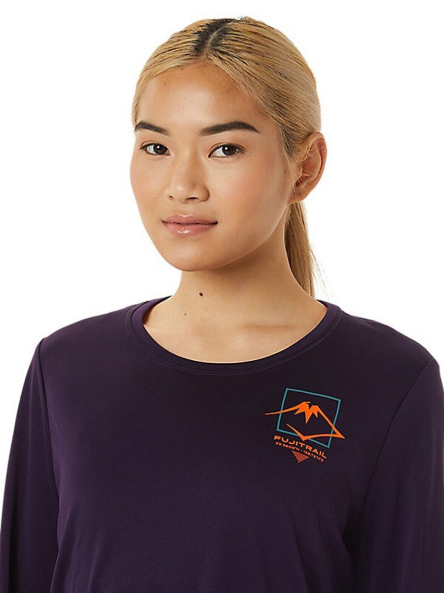 ASICS Fujitrail LS Logo Printed Round Neck T-Shirt | Swadesiicart