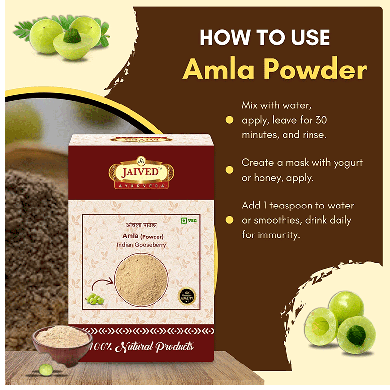 Jaived Ayurveda Amla Powder | Swadesiicart