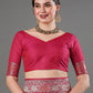 Mitera Woven Design Zari Silk Blend Banarasi Saree | Swadesiicart