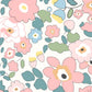 CHHAVI INDIA Pink & Blue Floral 210 TC Bedsheet with Pillow Covers - Swadesiicart
