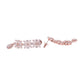 Saraf RS Jewellery Rose Gold-Polished American Diamond Studded Handcrafted Jewellery Set - Swadesiicart