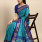 Anouk Blue & Gold-Toned Woven Design Pure Silk Banarasi Saree | Swadesiicart