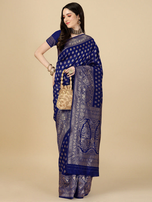 Kalini Woven Design Zari Art Silk Banarasi Saree | Swadesiicart