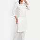 ADA Floral Embroidered Chikankari Kurta | Swadesiicart