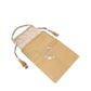 Masq Beige & Pink Embroidered Potli Clutch - Swadesiicart