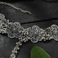 Mominos Fashion Kamal Johar Oxidised Silver-Plated Floral Design Bracelet