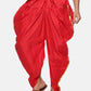 Sethukrishna Men Red Solid Dhoti Pant | Swadesiicart