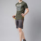 Alcis Typography Printed Dry Tech Slim Fit T-shirt | Swadesiicart