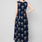 Kalini Women Blue Ethnic Motifs Printed A-Line Kurta - Swadesiicart