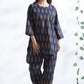 Breathables Blue Butta Cotton Kurta & Pant Co-Ord Set