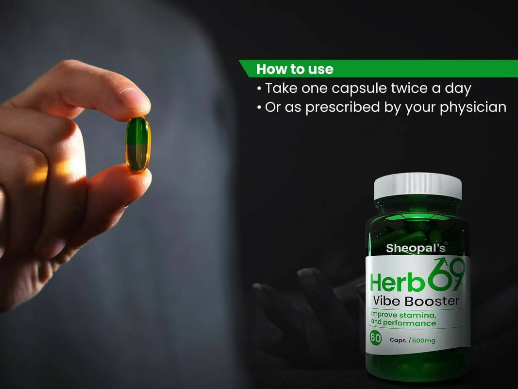 Sheopal's Herb 69 Vibe Booster Capsules - Swadesiicart