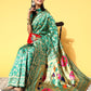 Saree Mall Ethnic Motifs Silk Blend Banarasi Sarees | Swadesiicart