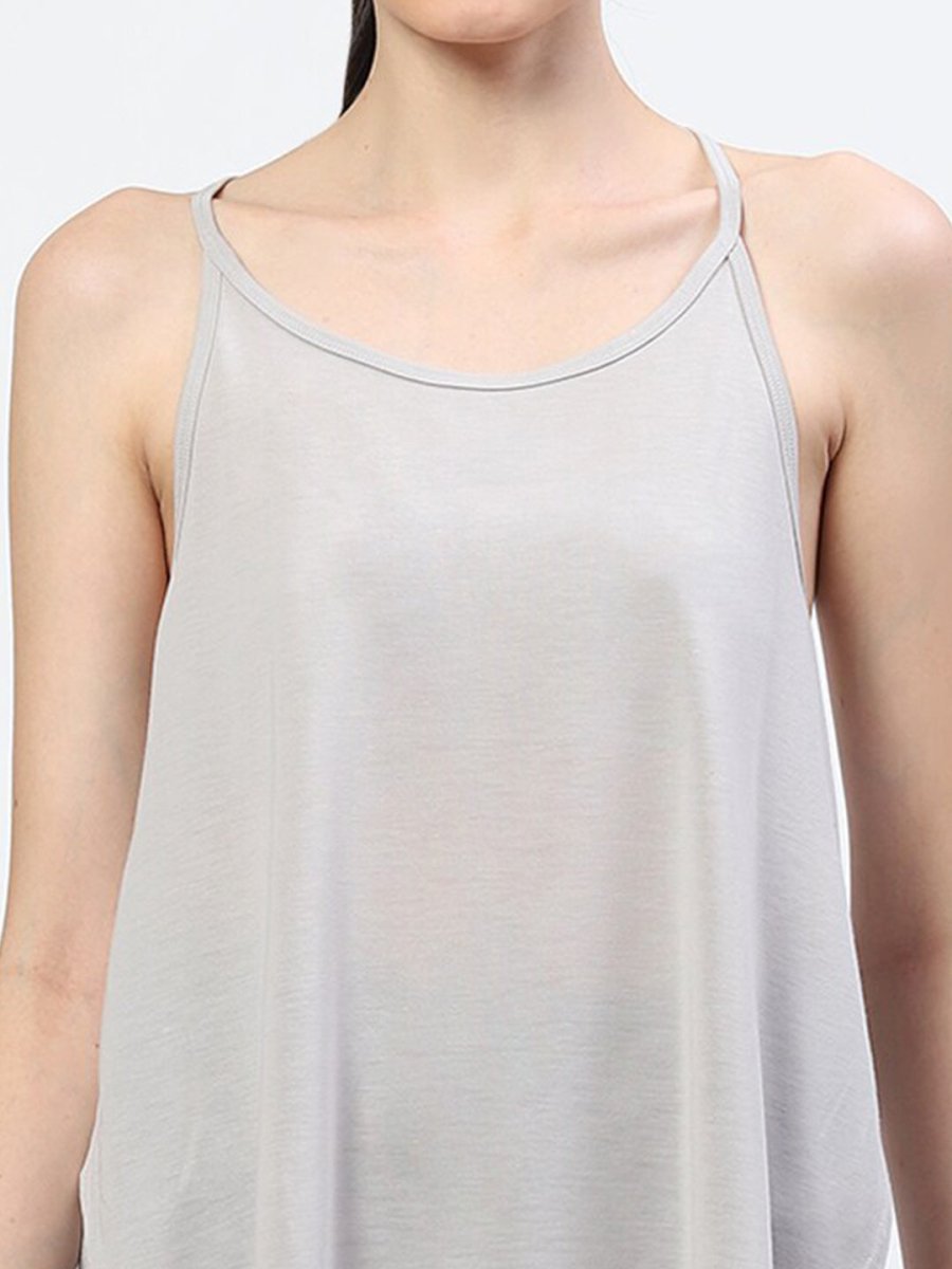 ASICS Women Slit Sleeveless Tshirt | Swadesiicart