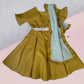 ArthLife Mustard Butterfly Lehenga Choli