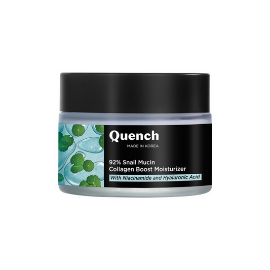 Quench 92% Snail Mucin Collagen Boost Moisturizer | Swadesiicart