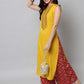 Kalini Women Yellow Ethnic Motifs Yoke Design Kurta - Swadesiicart