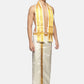 Sethukrishna Cream-Coloured Solid Dhoti For Men | Swadesiicart