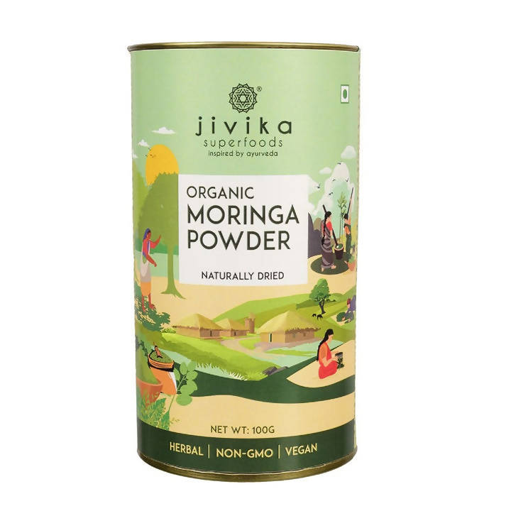 Jivika Naturals Organic Moringa Powder - Swadesiicart