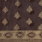 Saree Mall Brown Ethnic Motifs Linen Blend Banarasi Saree | Swadesiicart